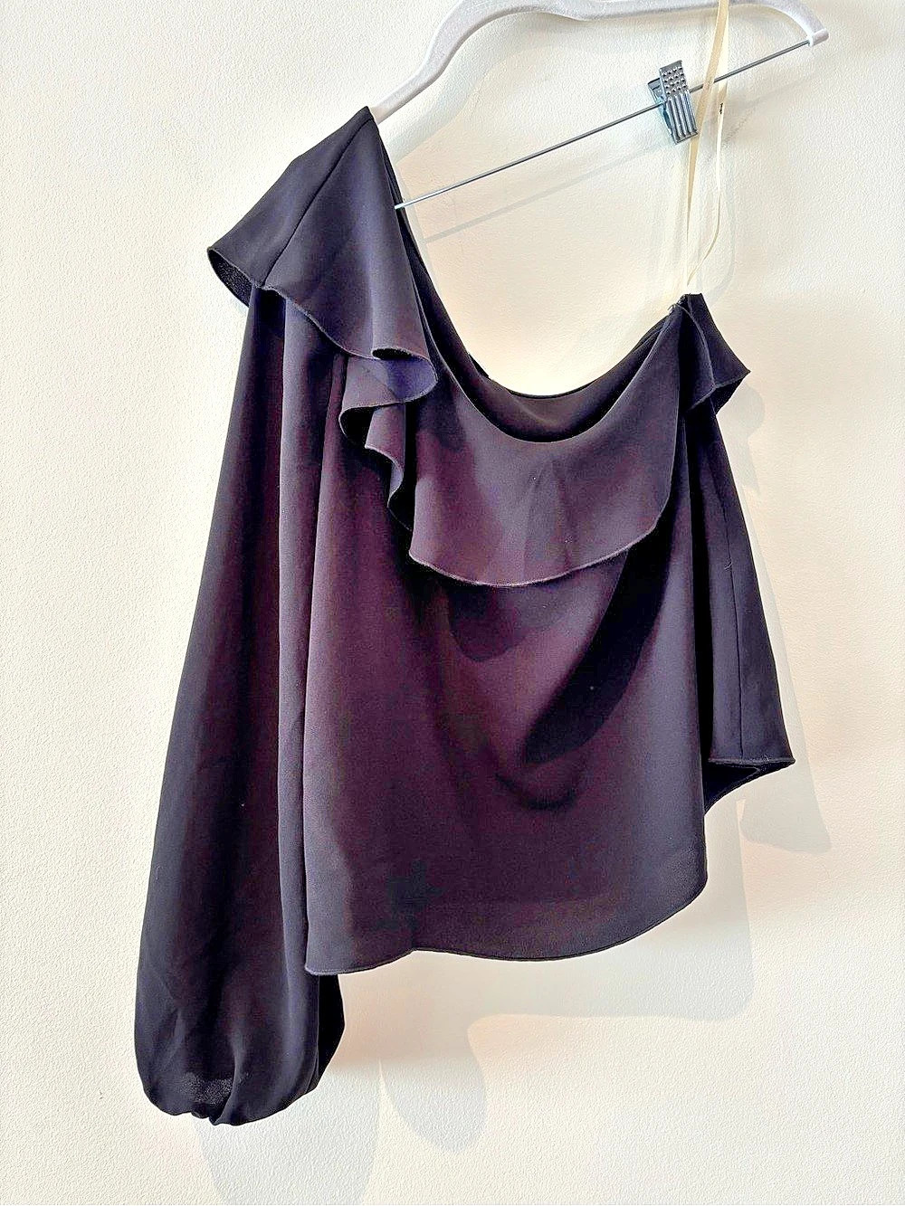 Wilfred G377 alaire blouse Ruffle Blouse in Black Size Medium NWT